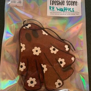 "Floral Ghost" Car Freshie--Pumpkin Pecan Waffles